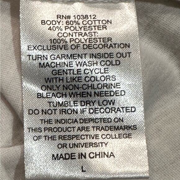 OSU Oklahoma State University Women's Large Short Sleeve Jersey Style Top - Picture 4 of 7